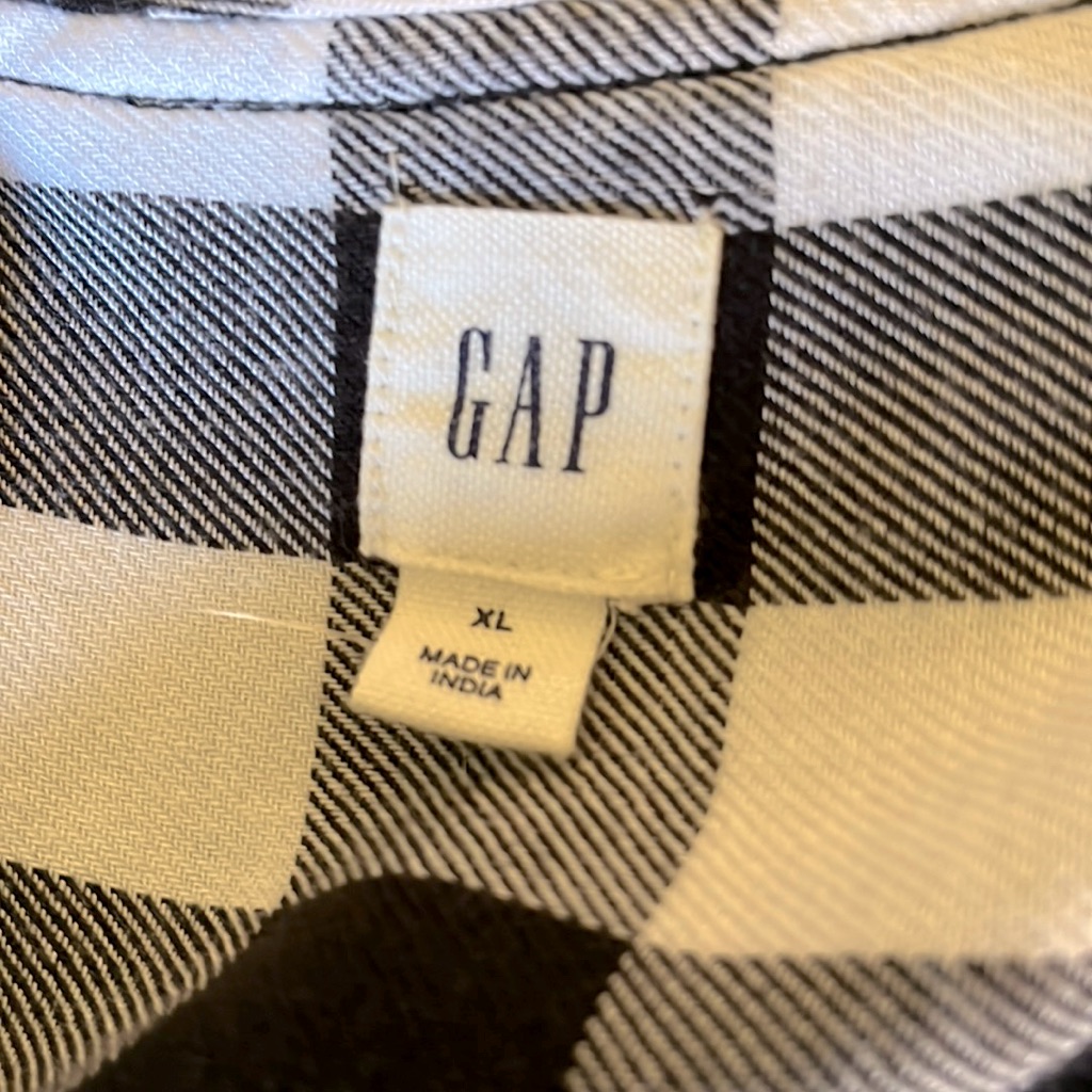 Gap Brand Shirt 55 Cotton 45 Rayon Size Extra Large